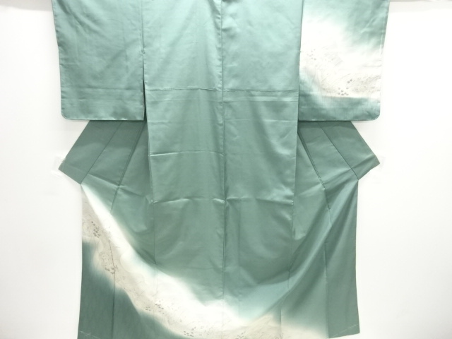 JAPANESE KIMONO / UNUSED HOMONGI /TSUMUGI